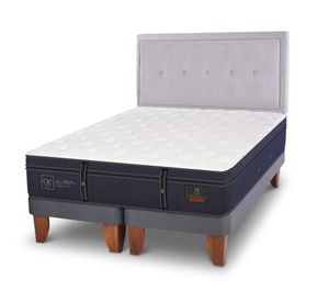 Cama europea king Súper premium + set Ganges/ Indo Cic