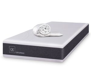 Colchón 1 Plaza Ortopedic + plumón Cic