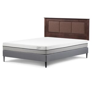 Cama europea 2 plazas Pratta + respaldo Rachel