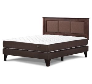 Cama europea 2 plazas Ergo T + respaldo Rachel