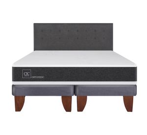Cama europea king Ortopedic + respaldo Éufrates Cic