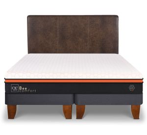 Cama europea 2 plazas Bee Comfort + respaldo Baker Cic