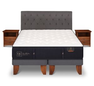 Cama europea king Premium + set Kavery/ Indo Cic