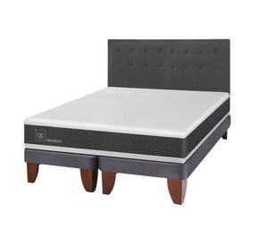 Cama europea king Ortopedic + respaldo Éufrates Cic