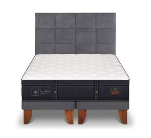Cama europea 2 plazas Grand premium base dividida + respaldo Tamesis Cic