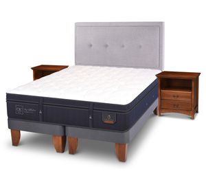 Cama europea 2 plazas Súper premium base dividida + set Ganges/ Indo Cic