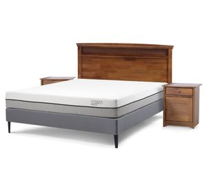 Cama Europea 2 plazas Pratta patas + set Veneto Rosen
