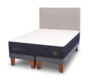 Cama europea 2 plazas Súper premium base dividida + respaldo Tigris Cic