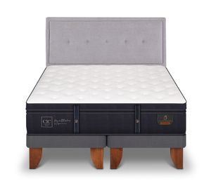 Cama europea king Grand premium + respaldo Ganges Cic