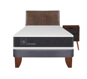 Cama europea 1,5 plazas Ortopedic + set Níger/Baker Cic