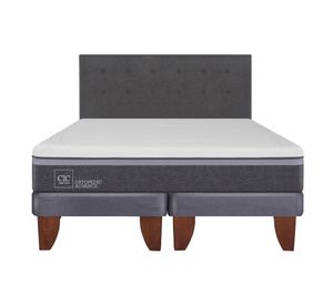 Cama europea 2 plazas Ortopedic advance base dividida + respaldo Éufrates Cic