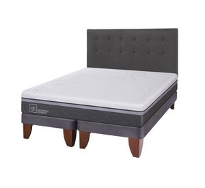 Cama europea 2 plazas Ortopedic advance base dividida + respaldo Éufrates Cic