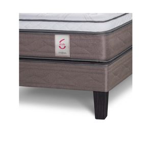 Cama europea King  New Style 6 base dividida + respaldo Rachel