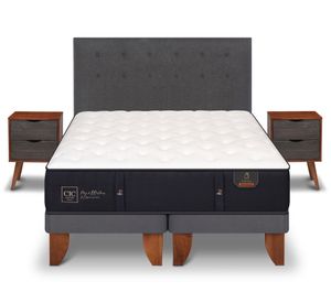 Cama europea 2 plazas Premium base dividida + set Éufrates/ Niger Cic