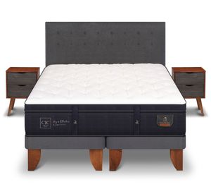 Cama europea king Súper premium + set Éufrates/ Niger Cic