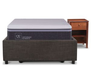 Space Box 1.5 plazas Ortopedic Advance + velador New Torino Cic