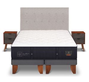 Cama europea 2 plazas Súper premium base dividida + set Tigris/ Niger Cic