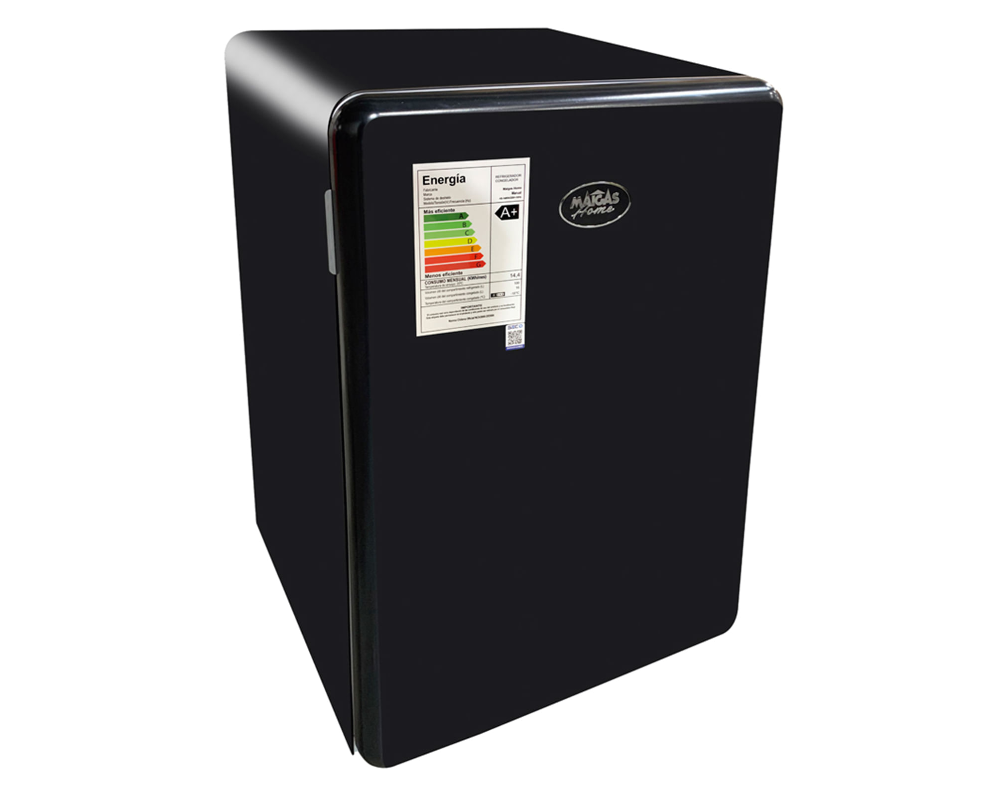 Maigas Frigobar retro 116 lt HS-148RN negro