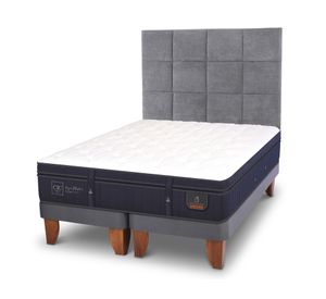 Cama europea king Súper premium + respaldo Tamesis Cic