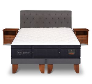 Cama europea king Súper premium + set Kavery/ Indo Cic