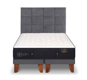 Cama europea king Premium + respaldo Tamesis Cic