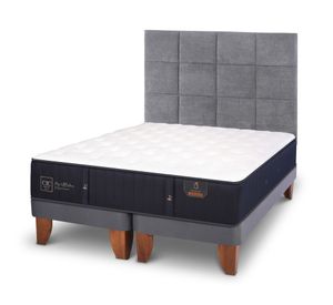 Cama europea king Premium + respaldo Tamesis Cic