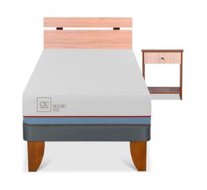 Cama europea 1 plaza Excelence plus + Set Olmo Cic.