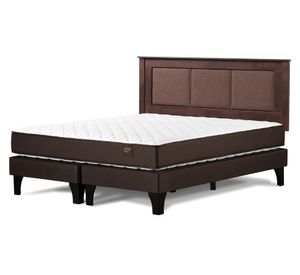 Cama europea King Ergo T base dividida + respaldo Rachel
