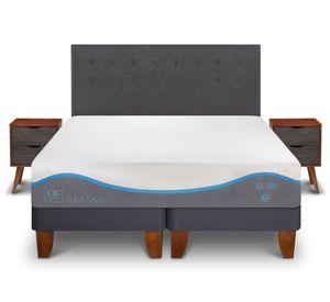 Cama europea King Alaska + Set Éufrates Cic