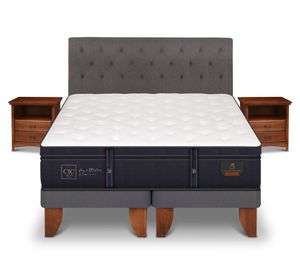 Cama europea king Grand premium + set Kavery/ Indo Cic