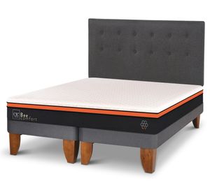 Cama europea 2 plazas Bee Comfort + respaldo Eufrates Cic