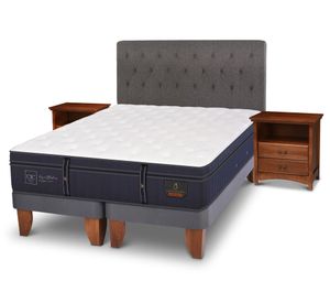 Cama europea king Grand premium + set Kavery/ Indo Cic