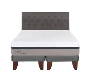 Cama europea king Balance + respaldo Kavery Cic