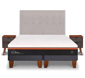 Cama europea 2 plazas Bee Comfort + set Tigris Cic