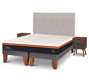 Cama europea 2 plazas Bee Comfort + set Tigris Cic