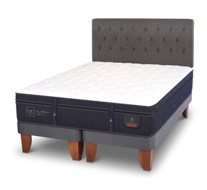 Cama europea 2 plazas Súper premium base dividida + respaldo Kavery Cic