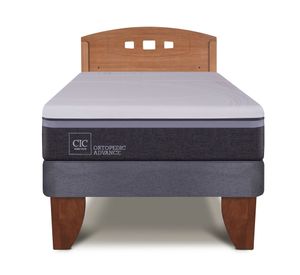 Cama europea 1.5 plazas Ortopedic Advance + respaldo Gales Cic