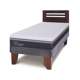 Cama europea 1.5 plazas Ortopedic Advance + respaldo Múnich Cic