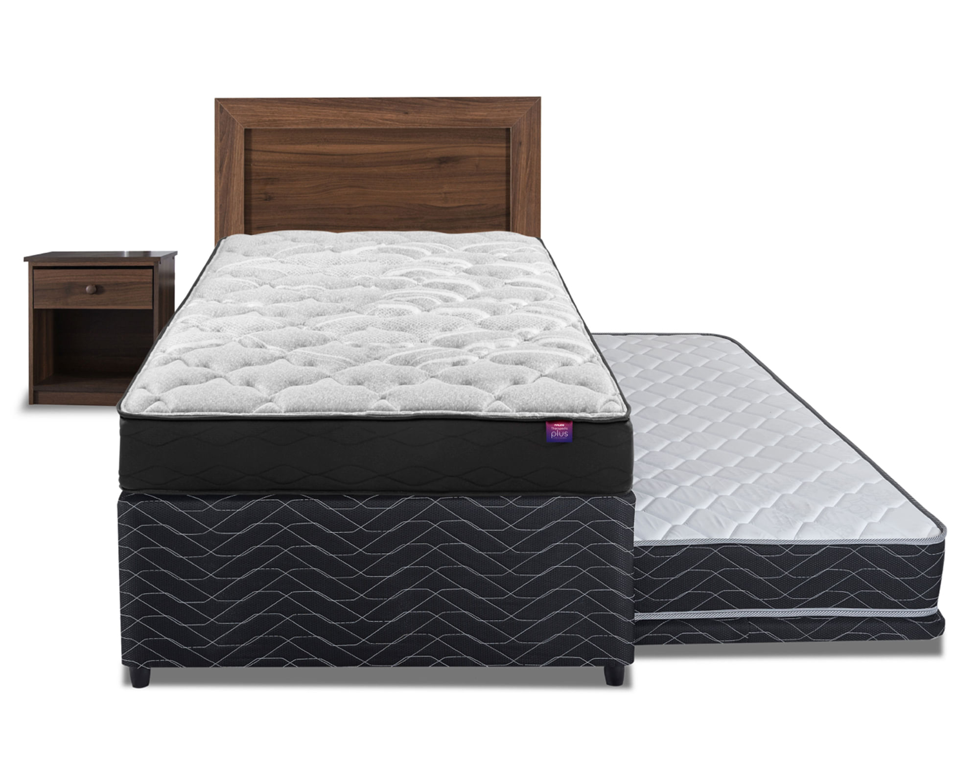Flex Diván 1.5 plazas Therapedic Plus + Set Asturias