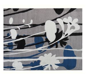 Alfombra 80x120 cm Frise carved Florida D2 gris Idetex