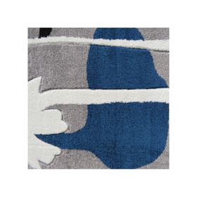 Alfombra 80x120 cm Frise carved Florida D2 gris Idetex