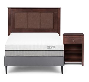 Cama europea 1.5 plazas Pratta + set Rachel