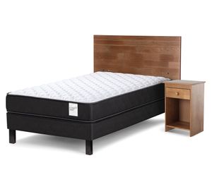 Cama europea 1.5 plazas x190 cm Wave + set Tabor