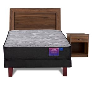 Cama europea 1.5 plazas Therapedic Plus + Set Asturias
