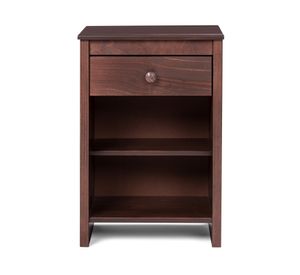 Velador 1 cajón Ferrara chocolate