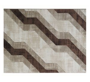 Alfombra 80x120 cm Frise carved Florida D5 crema Idetex