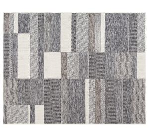 Alfombra 240 x340 cm Natural land gris