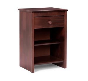 Velador 1 cajón Ferrara chocolate