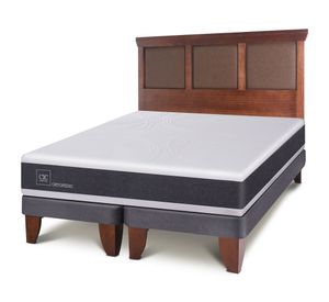 Cama europea king New Ortopedic + respaldo New Torino Cic