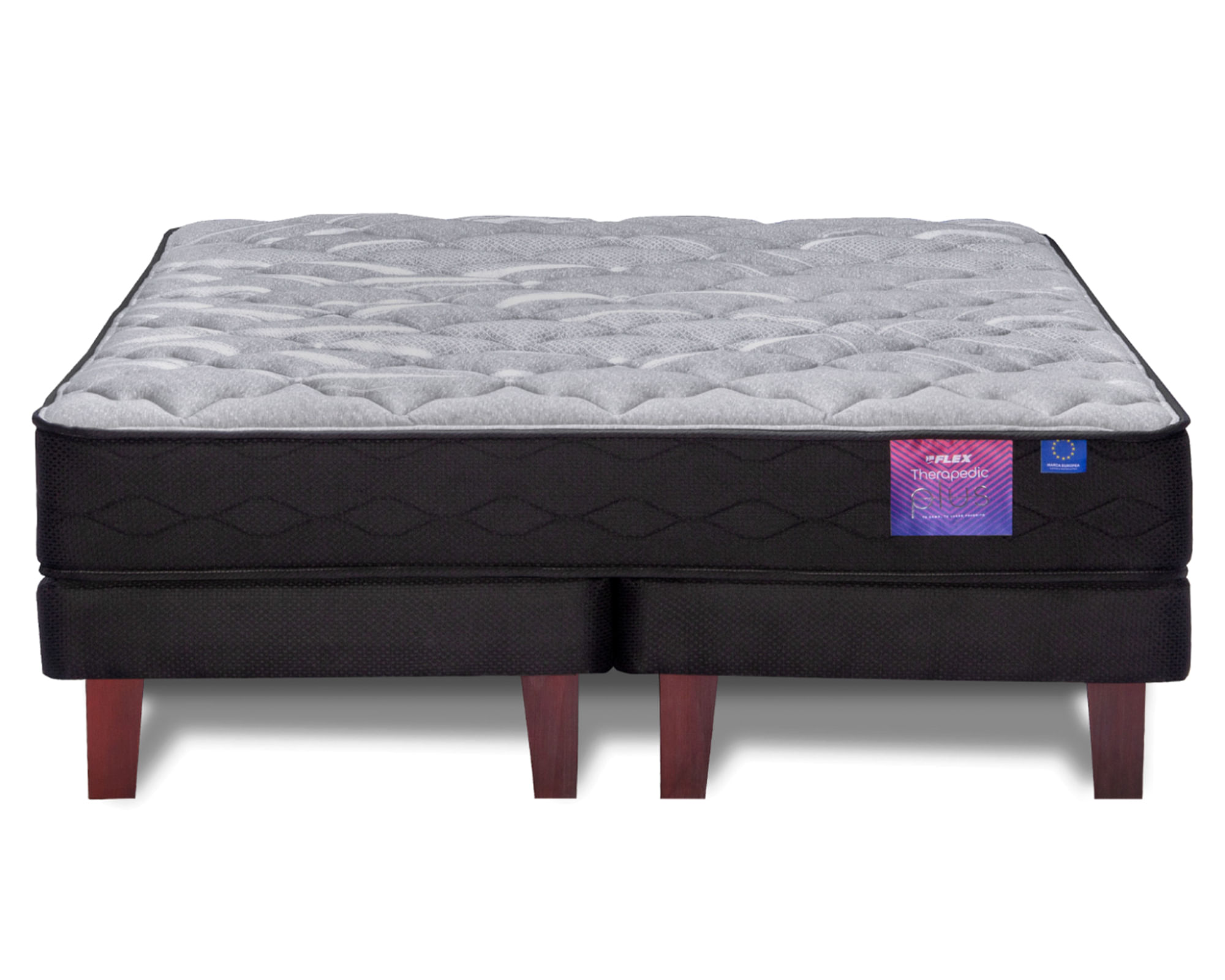 Flex Cama europea king Therapedic Plus base dividida